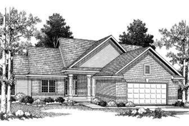 Home Plan - Traditional Exterior - Front Elevation Plan #70-776