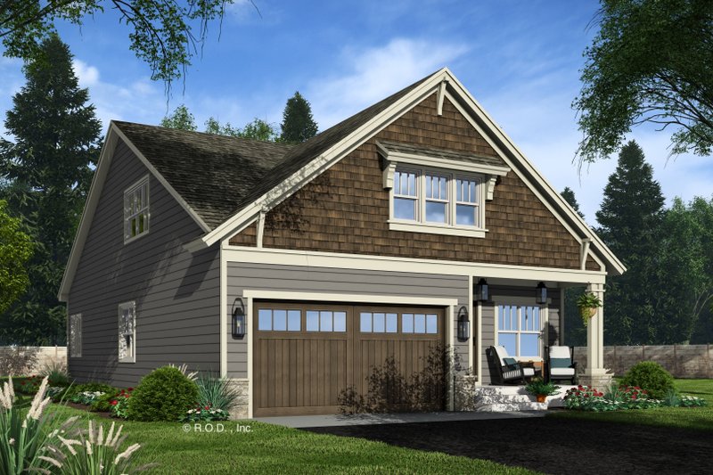 Home Plan - Exterior - Front Elevation 4 for Bungalow House Plan #51-1337 - 4 bed, 3 bath