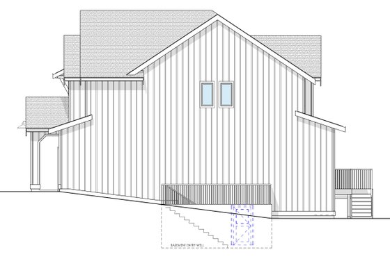 Exterior - Other Elevation 1 for Farmhouse House Plan #1114-3 - 3 bed, 2 bath