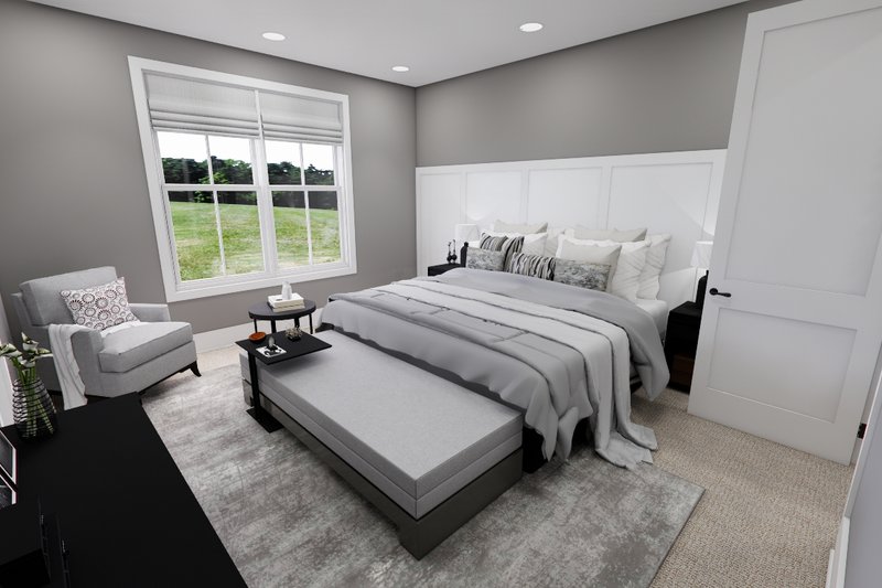 Dream House Plan - Interior - Master Bedroom 1 for Farmhouse House Plan #51-1251 - 3 bed, 3.5 bath