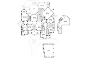 European Style House Plan - 4 Beds 6 Baths 5313 Sq/Ft Plan #417-437 