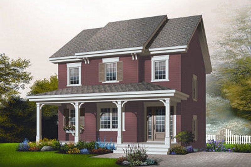 Dream House Plan - Country Exterior - Front Elevation Plan #23-743