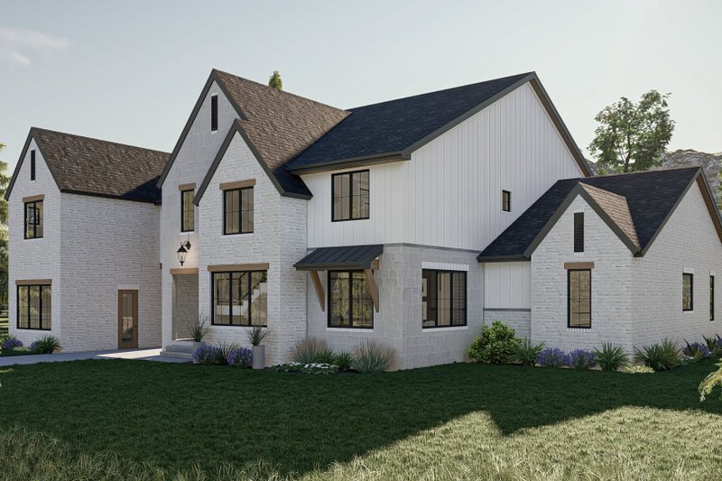 House Blueprint - Exterior - Other Elevation for European House Plan #455-624 - 5 bed, 5.5 bath