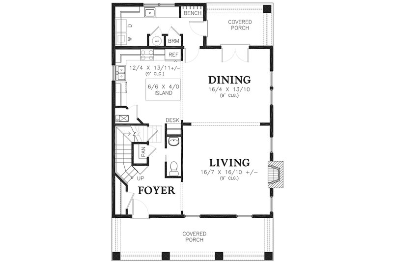 Home Plan - Floor Plan - Main Floor for Traditional House Plan #48-966 - 3 bed, 3.5 bath