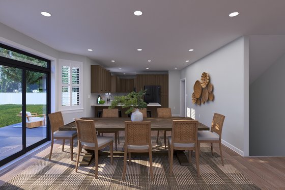 Interior - Dining Room for Traditional House Plan #1060-346 - 3 bed, 2.5 bath