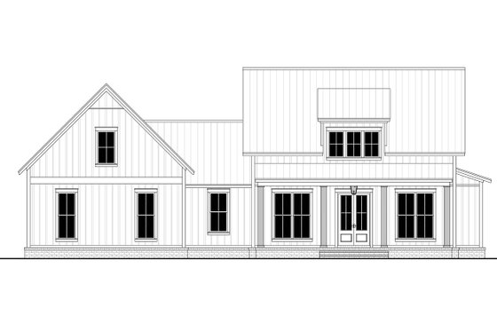 Exterior - Front Elevation 12 for Farmhouse House Plan #430-256 - 2 bed, 2 bath