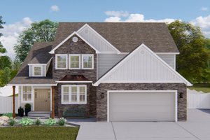 Traditional Exterior - Front Elevation Plan #1060-139