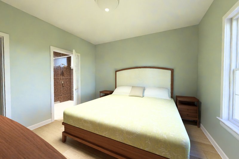 Architectural House Design - Interior - Master Bedroom 2 for Cottage House Plan #513-2465 - 4 bed, 3 bath