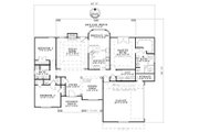 Traditional Style House Plan - 3 Beds 2 Baths 1969 Sq/Ft Plan #17-2168 