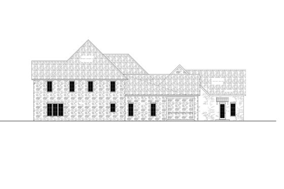 Exterior - Other Elevation 2 for Country House Plan #1081-40 - 5 bed, 7.5 bath