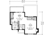 Modern Style House Plan - 3 Beds 1.5 Baths 1351 Sq/Ft Plan #25-1116 