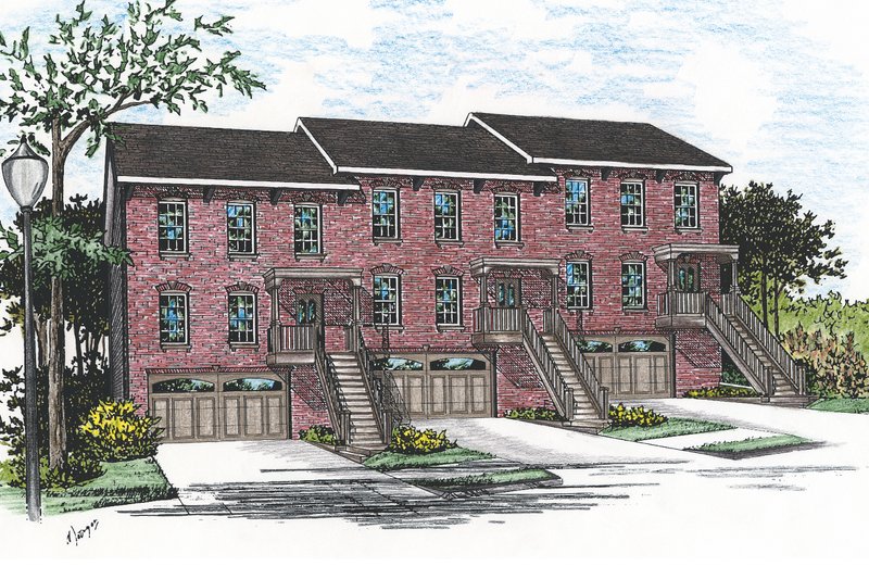 Dream House Plan - Traditional Exterior - Front Elevation Plan #20-629