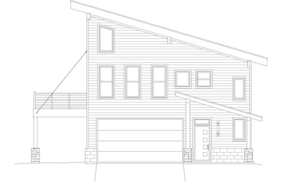 Exterior - Other Elevation 1 for Modern House Plan #932-422 - 3 bed, 2 bath