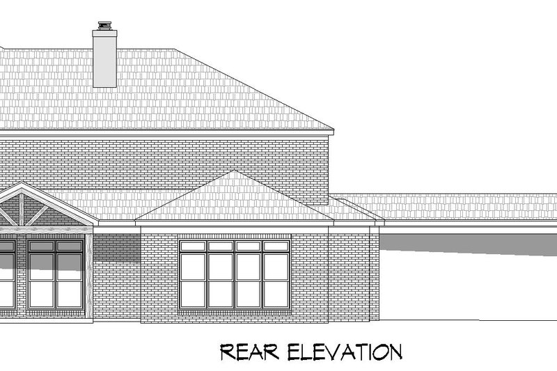 Dream House Plan - Exterior - Other Elevation for Contemporary House Plan #932-924 - 5 bed, 4.5 bath