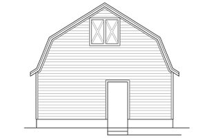 Exterior - Other Elevation for Country House Plan #124-945, 0 bath