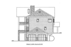 Exterior - Other Elevation for Bungalow House Plan #117-633 - 3 bed, 3.5 bath
