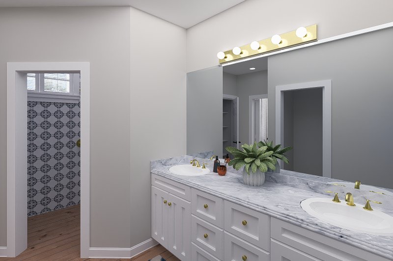 Architectural House Design - Interior - Master Bathroom for Craftsman House Plan #1060-265 - 3 bed, 2.5 bath