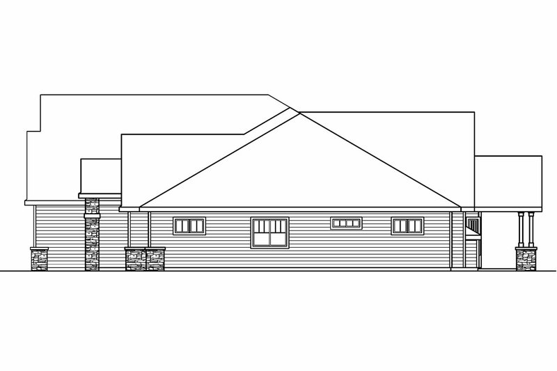 Home Plan - Exterior - Other Elevation 1 for Country House Plan #124-700 - 4 bed, 3.5 bath