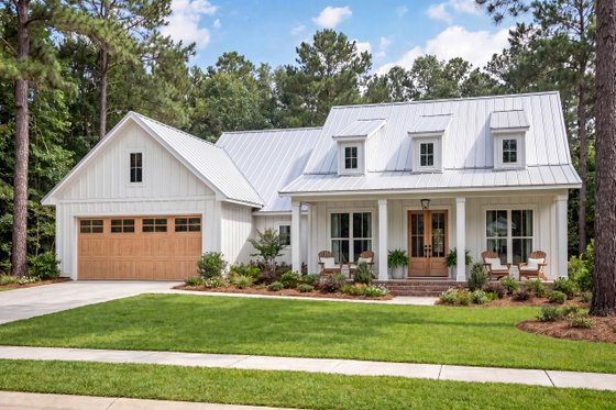 Exterior - Front Elevation 3 for Farmhouse House Plan #430-241 - 3 bed, 2 bath