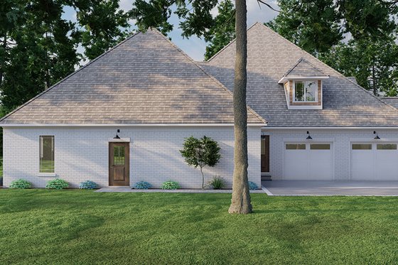 Exterior - Other Elevation for European House Plan #923-17 - 4 bed, 4.5 bath
