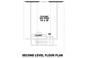 Floor Plan - Other Floor for Traditional House Plan #81-919 - 3 bed, 2 bath