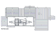 Modern Style House Plan - 3 Beds 2.5 Baths 3839 Sq/Ft Plan #496-7 
