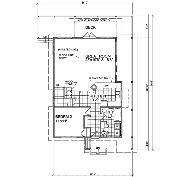 House Blueprint - Floor Plan - Main Floor Plan #118-109