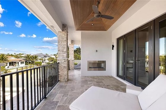 Exterior - Outdoor Living for Contemporary House Plan #548-57 - 5 bed, 5 bath