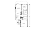 Craftsman Style House Plan - 3 Beds 2 Baths 1649 Sq/Ft Plan #53-714 