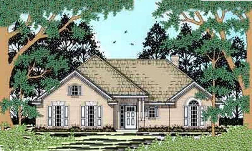 Cottage Style House Plan - 3 Beds 2 Baths 1417 Sq/Ft Plan ...