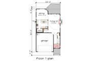 Modern Style House Plan - 3 Beds 2.5 Baths 1917 Sq/Ft Plan #79-300 