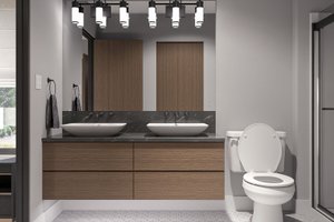 Interior - Master Bathroom for Modern House Plan #455-732 - 4 bed, 2.5 bath