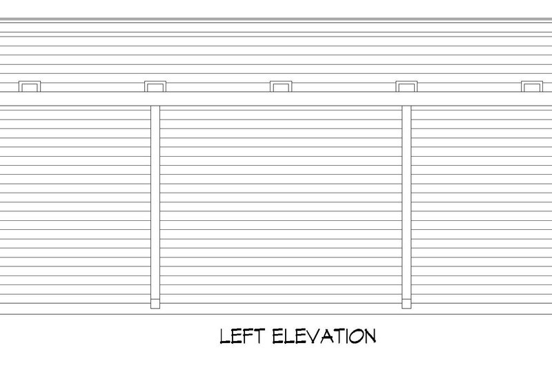 House Blueprint - Exterior - Other Elevation for Contemporary House Plan #932-1083, 0 bath