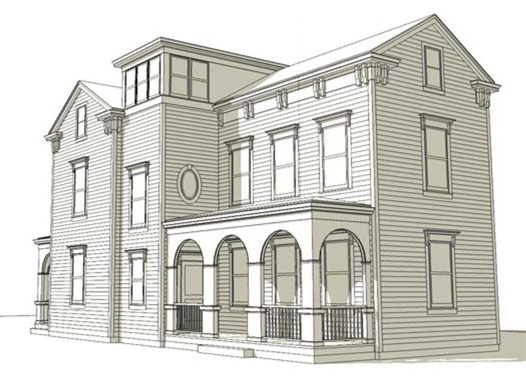 Colonial Style House Plan - 3 Beds 2.5 Baths 1940 Sq/Ft Plan #477-6