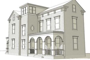 Colonial Exterior - Front Elevation Plan #477-6