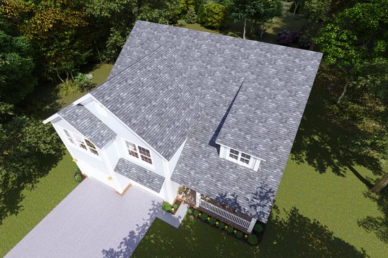 Exterior - Other Elevation 3 for Traditional House Plan #513-2196 - 4 bed, 3.5 bath