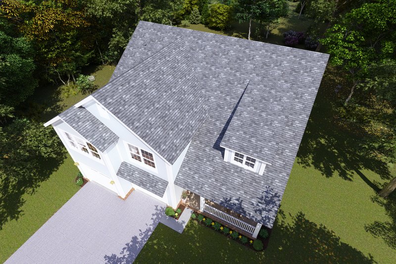 Dream House Plan - Exterior - Other Elevation 3 for Traditional House Plan #513-2196 - 4 bed, 3.5 bath