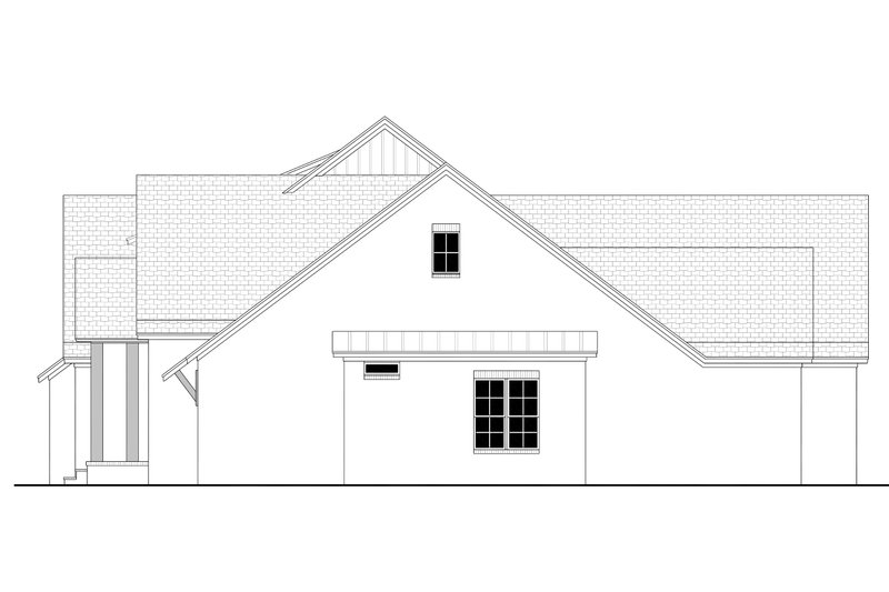 House Blueprint - Exterior - Other Elevation 1 for Country House Plan #430-268 - 5 bed, 3.5 bath