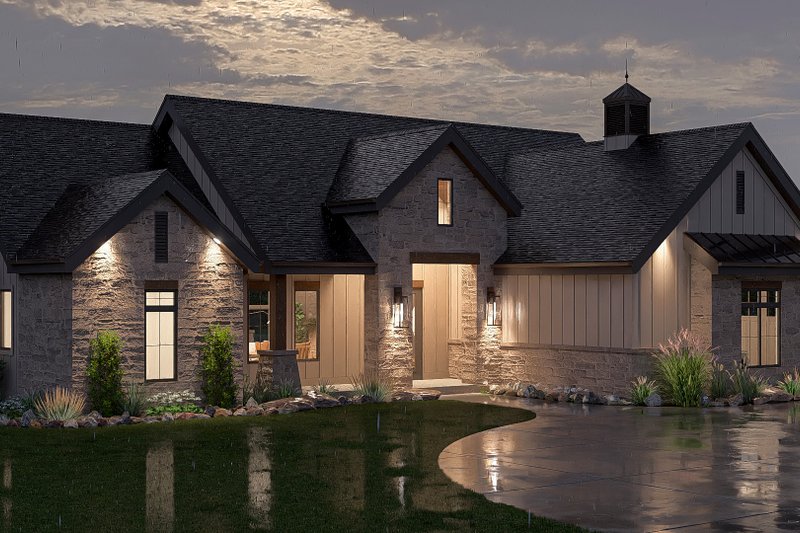 Architectural House Design - Exterior - Other Elevation for Craftsman House Plan #455-275 - 3 bed, 2 bath