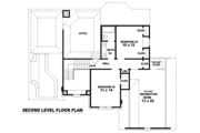 European Style House Plan - 3 Beds 2.5 Baths 2045 Sq/Ft Plan #81-765 