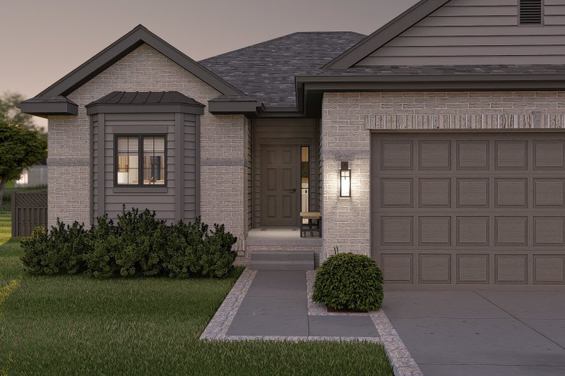 Home Plan - Exterior - Other Elevation 2 for Traditional House Plan #455-202 - 2 bed, 2 bath