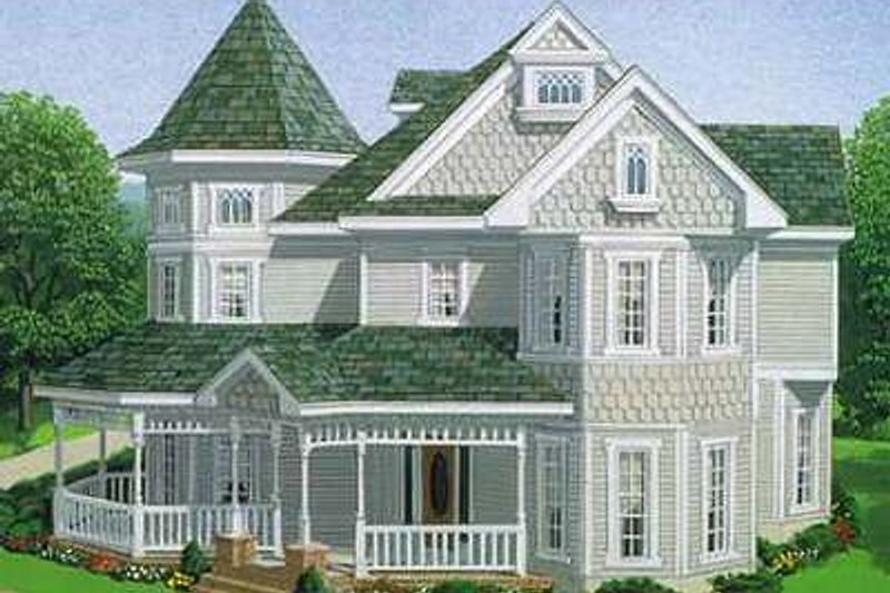 House Plan Design - Victorian Exterior - Front Elevation Plan #410-150