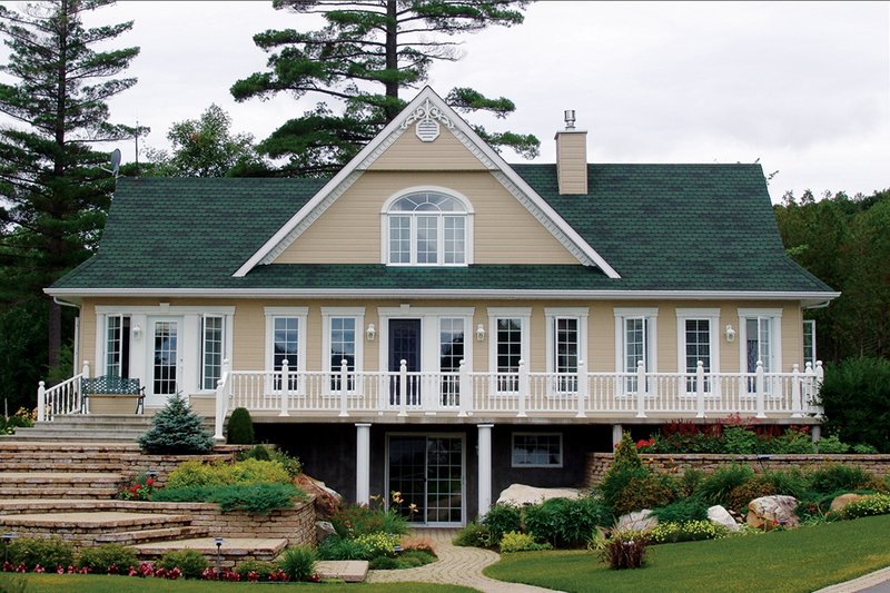 Home Plan - Exterior - Rear Elevation 5 for Contemporary House Plan #23-2317 - 4 bed, 3 bath