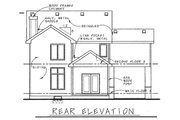 European Style House Plan - 3 Beds 3 Baths 1728 Sq/Ft Plan #20-1405 