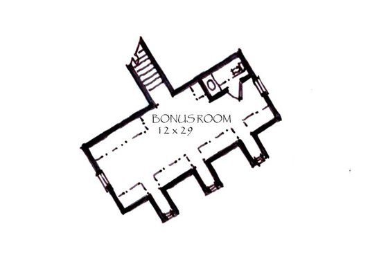 Floor Plan - Other Floor for Craftsman House Plan #921-10 - 4 bed, 4.5 bath