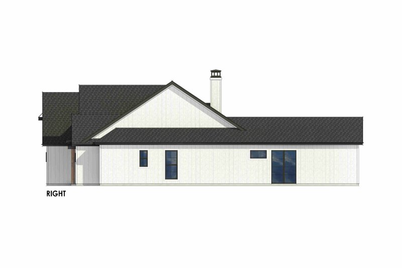 House Plan Design - Exterior - Other Elevation 1 for Farmhouse House Plan #1096-90 - 4 bed, 3 bath