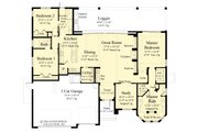 Contemporary Style House Plan - 3 Beds 3 Baths 2216 Sq/Ft Plan #930-550 