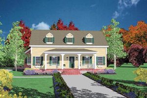 Farmhouse Exterior - Front Elevation Plan #36-215
