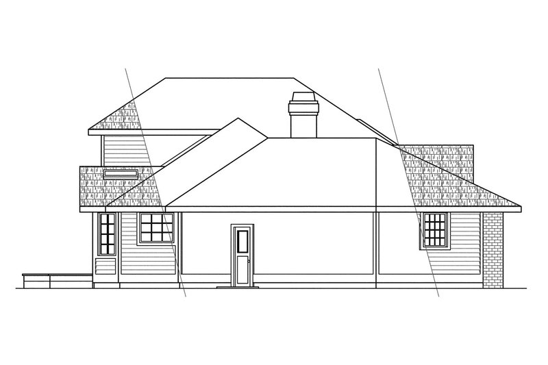 Home Plan - Exterior - Other Elevation for Ranch House Plan #124-129 - 3 bed, 2.5 bath