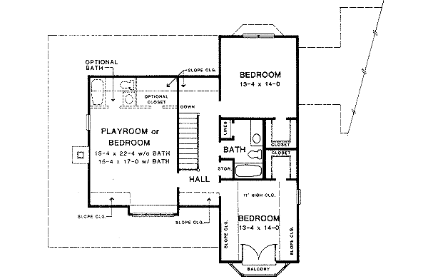 Victorian Floor Plan - Upper Floor Plan #10-211